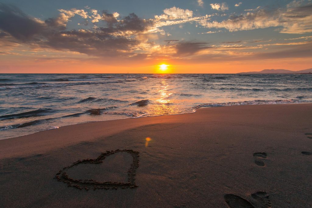 Photo of the beach, symbolizing relaxation and calmness